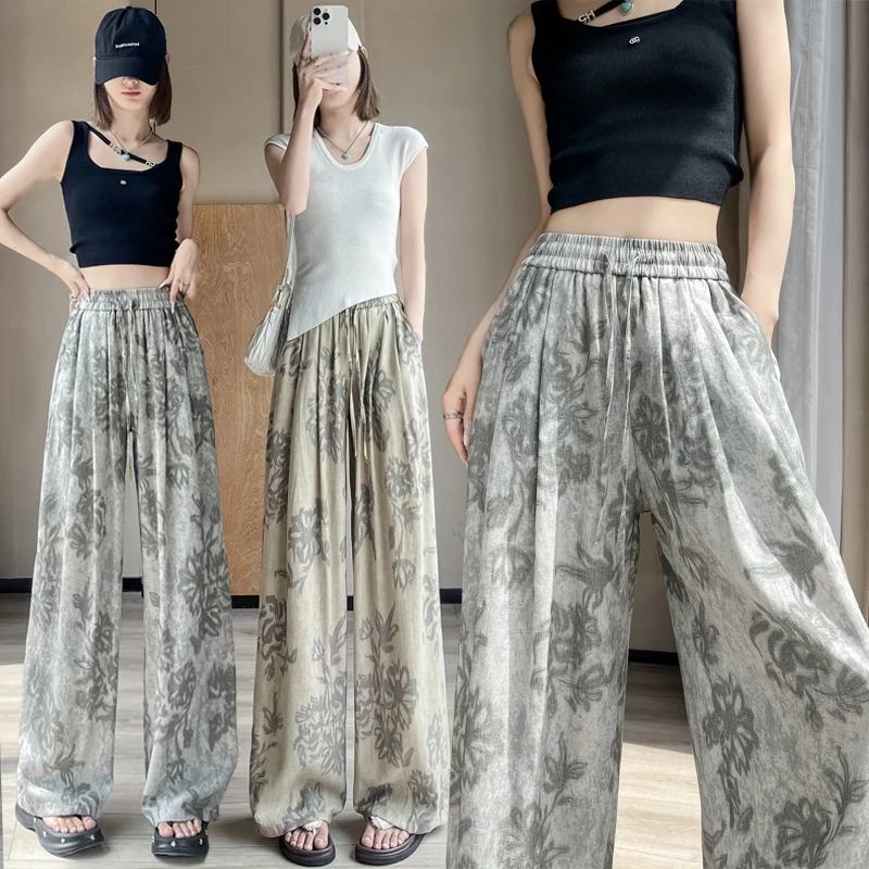 Woman Cotton Linen Wide Leg Pants for Women New Summer Fashion Loose Straight Trousers Ladies Casual Leg Women's Pants P12
Woman Cotton Linen Wide Leg Pants for Women New Summer Fashion Loose Straight Trousers Ladies Casual Leg Women's Pants P12