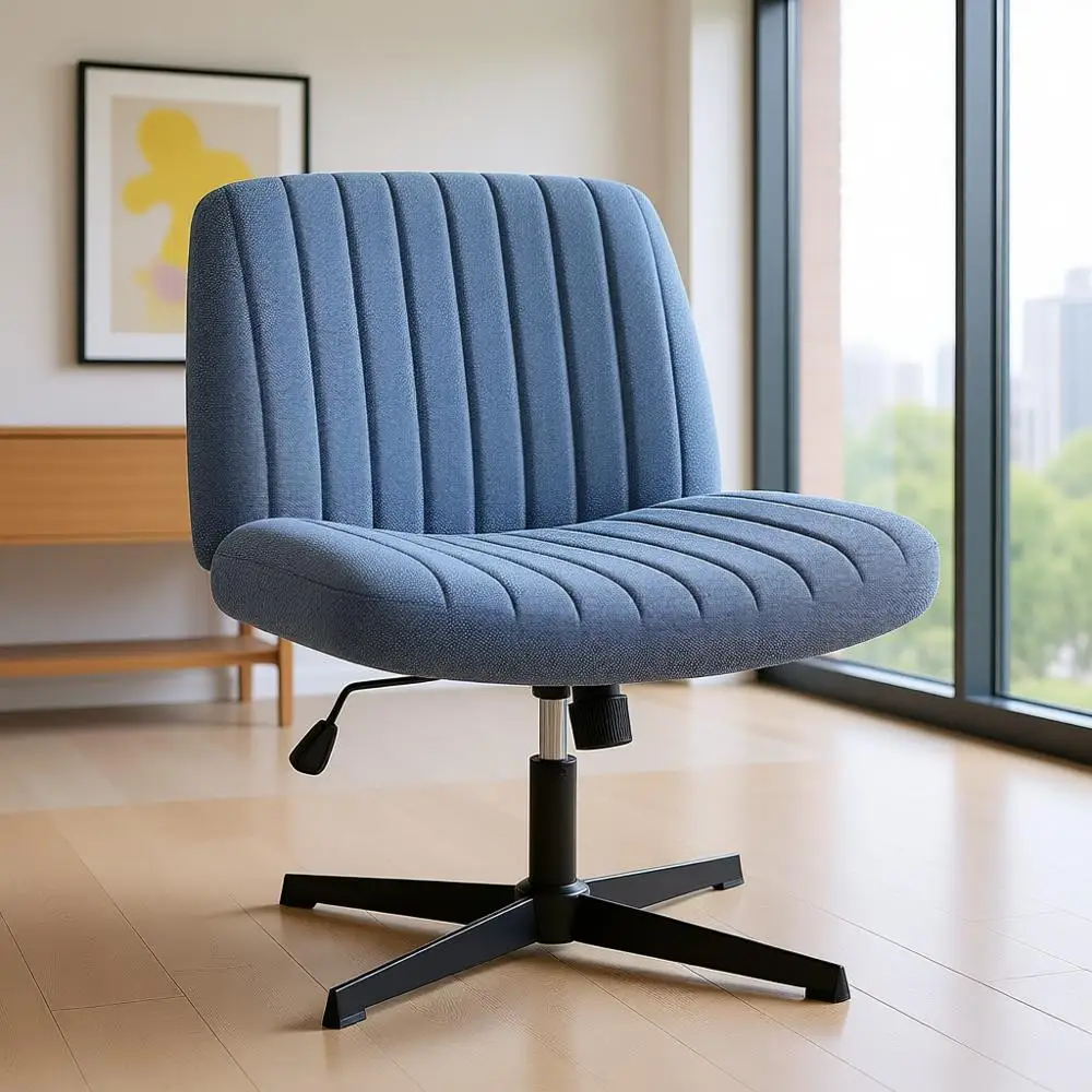 Эргономичное поворотное кресло для домашнего офиса, спальни или кабинета — регулируемая высота, подлокотники, без колесиков
Эргономичное поворотное кресло для домашнего офиса, спальни или кабинета — регулируемая высота, подлокотники, без колесиков