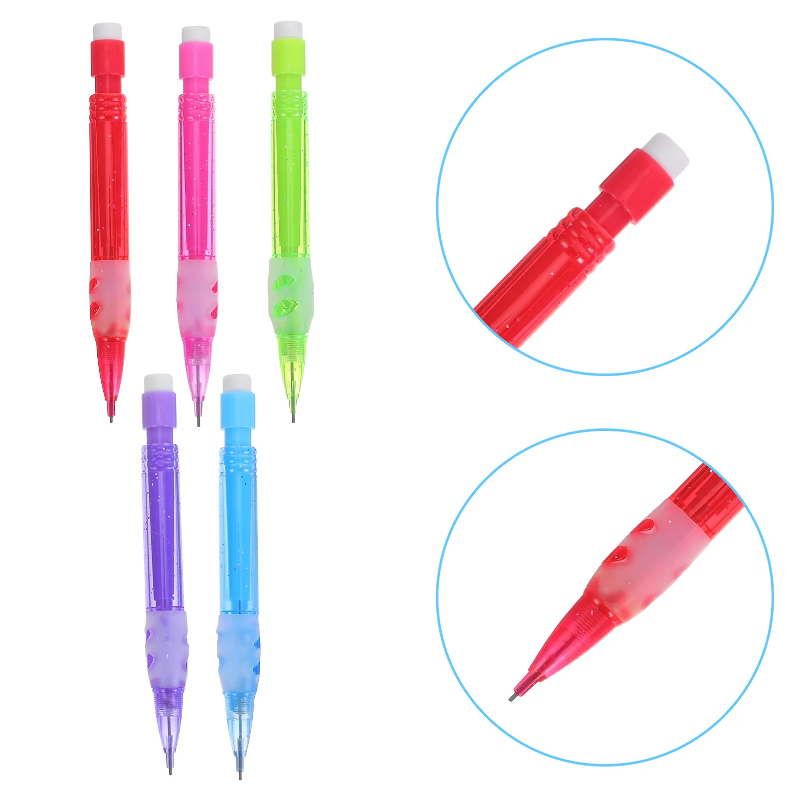 10pcs Automatic Mechanical Pencils Mini 0 7MM Lead Smooth Writing Plastic Compact Built-in Eraser School Office
10pcs Automatic Mechanical Pencils Mini 0 7MM Lead Smooth Writing Plastic Compact Built-in Eraser School Office