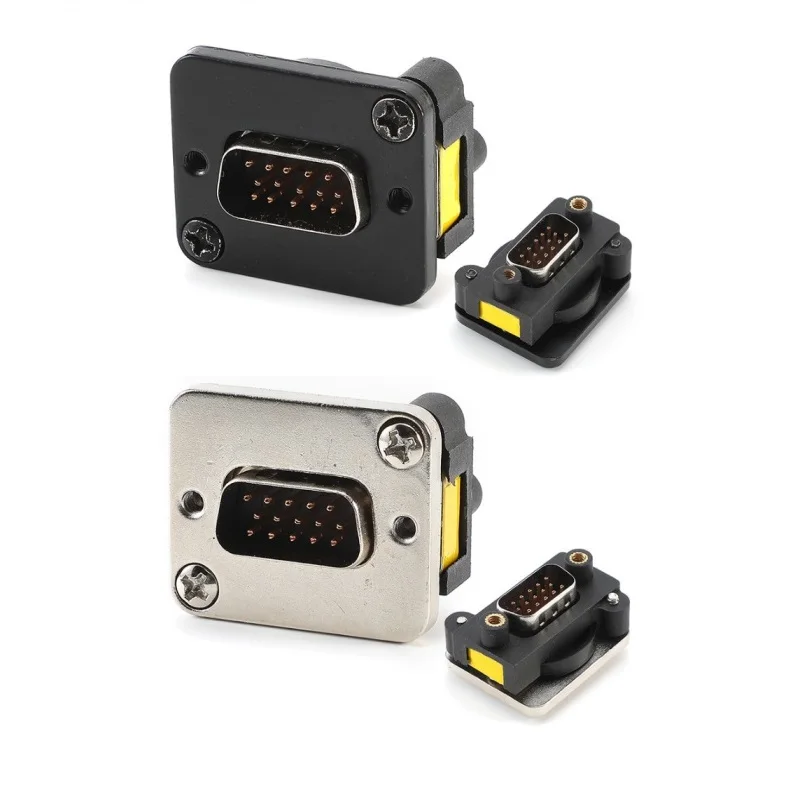 DB15 male to male connector VGA socket panel install screw mount chassis panel mount adapter DB15 extender coupler
DB15 male to male connector VGA socket panel install screw mount chassis panel mount adapter DB15 extender coupler