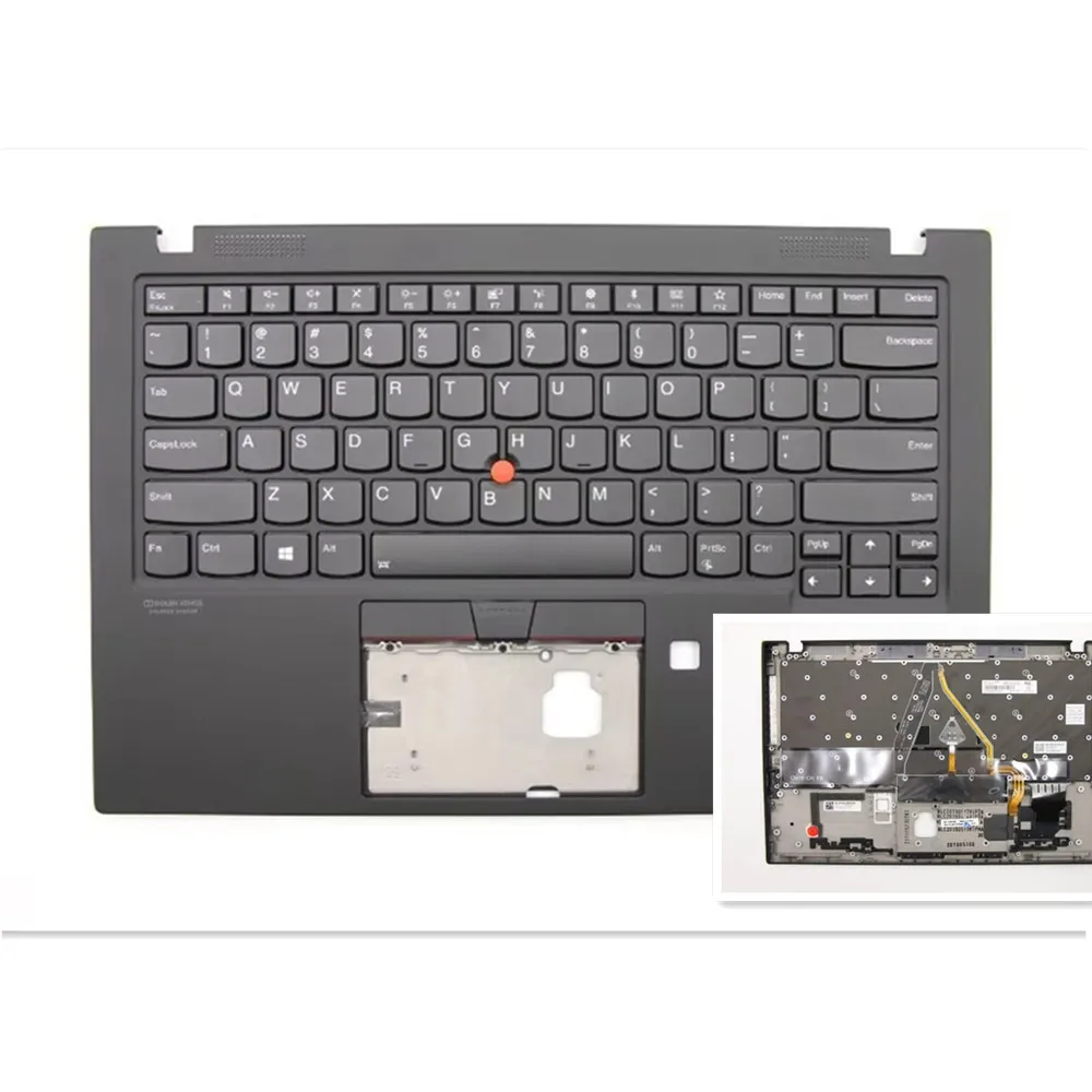 Новая/оригинальная клавиатура, упор для рук с подсветкой, чехол WLAN для Lenovo X1 Carbon 7th 5M10W85882 5M10W85954 5M10V25500
Новая/оригинальная клавиатура, упор для рук с подсветкой, чехол WLAN для Lenovo X1 Carbon 7th 5M10W85882 5M10W85954 5M10V25500