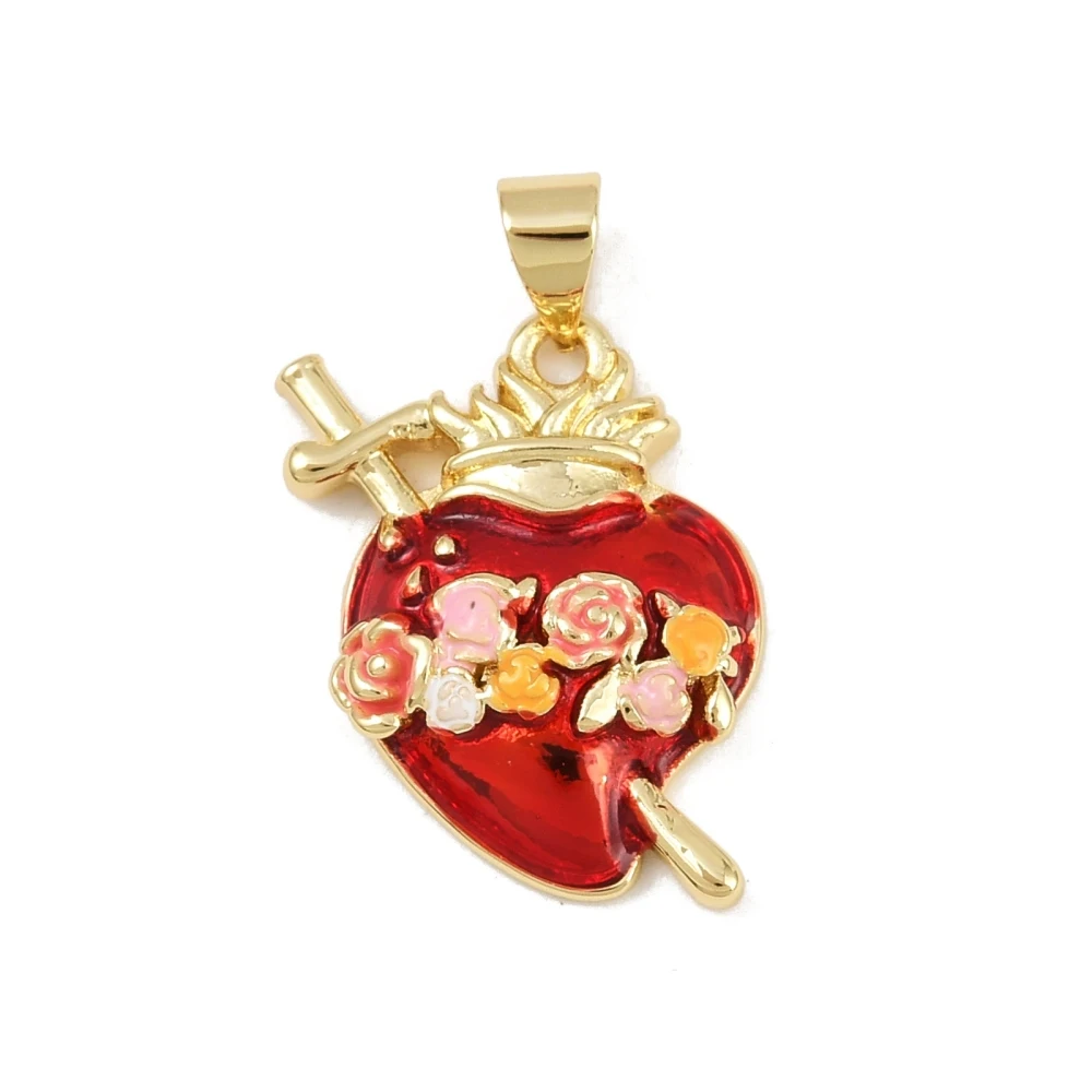 10Pcs Scared Heart with Sword Enamel Pendants Heart with Flower Dangle Charms for Jewelry Making Earring Bracelet Necklace Craft
10Pcs Scared Heart with Sword Enamel Pendants Heart with Flower Dangle Charms for Jewelry Making Earring Bracelet Necklace Craft