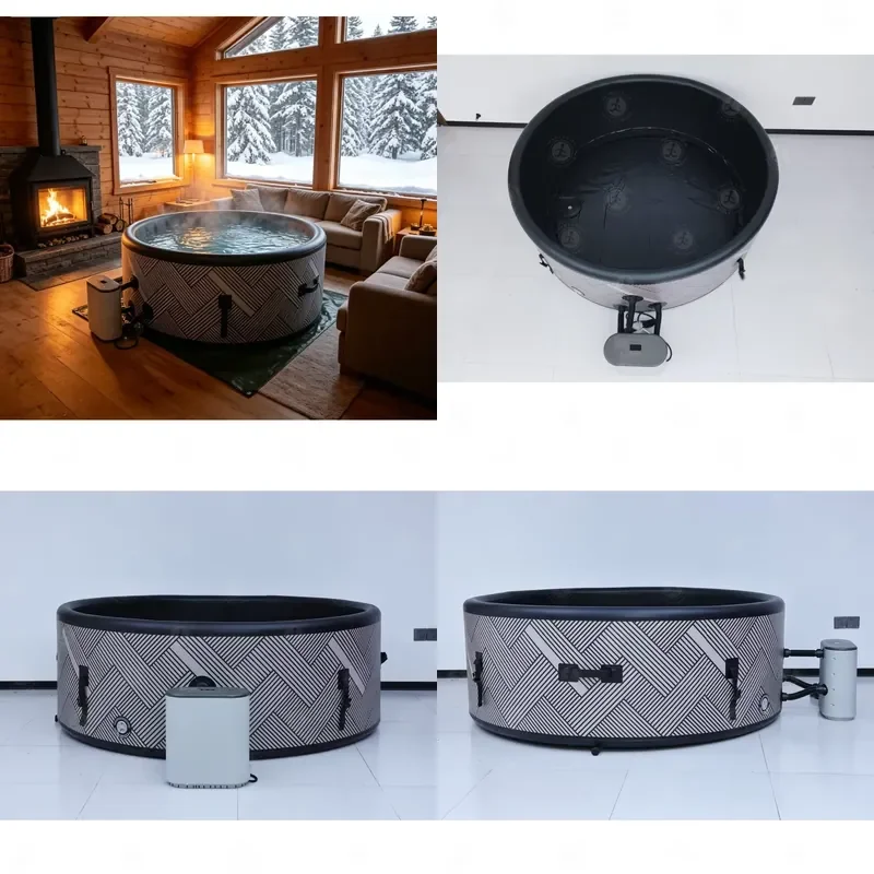 【CHIMU HOME】Commercial Inflatable Hot Tub With Heater Air Jets Freestanding Indoor Outdoor Spa Bathtub
【CHIMU HOME】Commercial Inflatable Hot Tub With Heater Air Jets Freestanding Indoor Outdoor Spa Bathtub