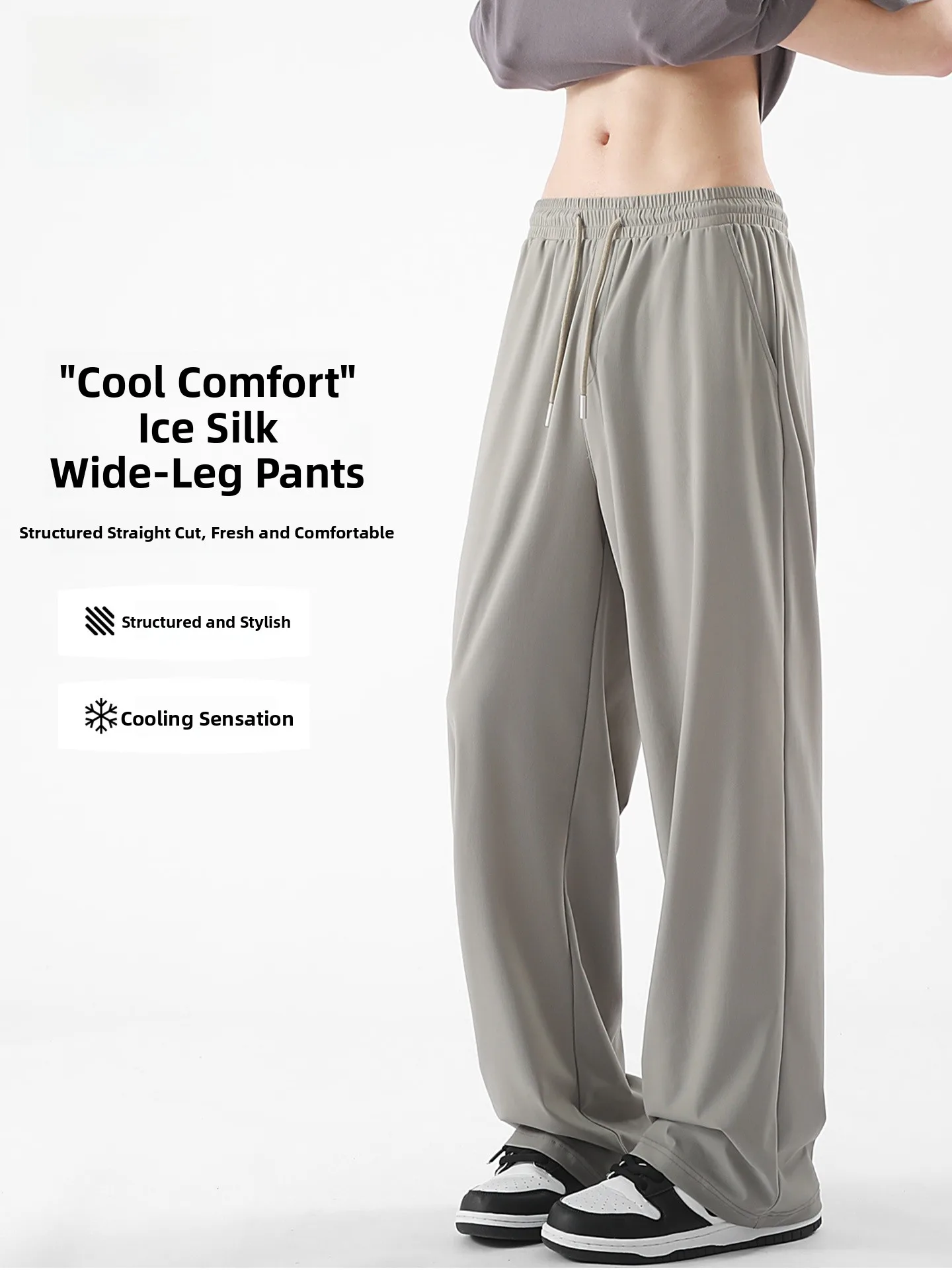 Bal Men's Casual Pants SK Series Ice Silk Qui Dry Sport Loose Fit Summer Straight Leg Elastic Waist Cool Feeling Sun Pro...
Bal Men's Casual Pants SK Series Ice Silk Qui Dry Sport Loose Fit Summer Straight Leg Elastic Waist Cool Feeling Sun Pro...