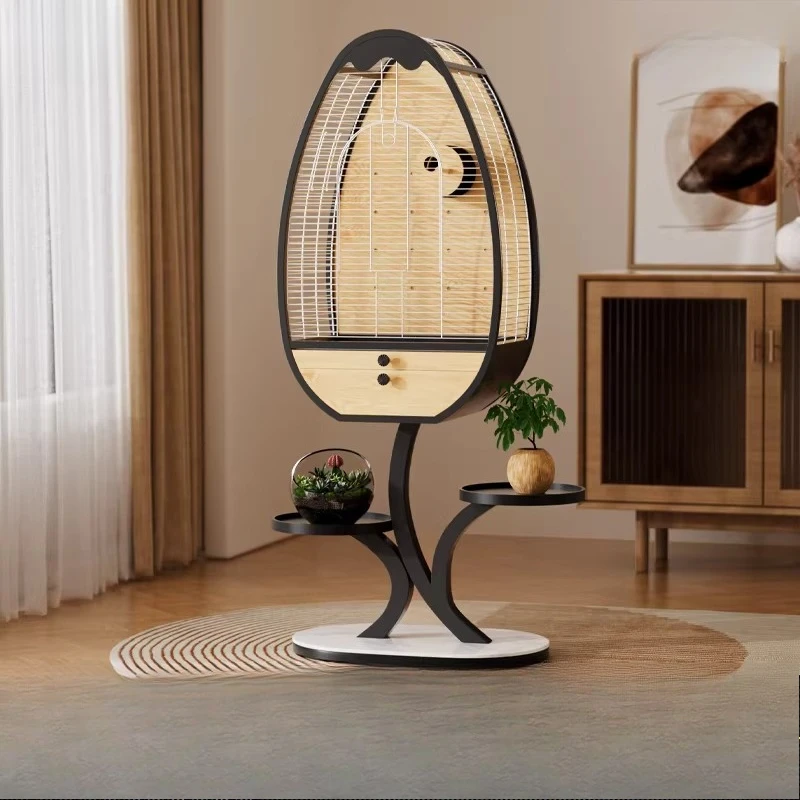 AA stainless steel parrot cage solid wood high-end parrot cage monk Xuanfeng bird villa large ornamental bird cage
AA stainless steel parrot cage solid wood high-end parrot cage monk Xuanfeng bird villa large ornamental bird cage