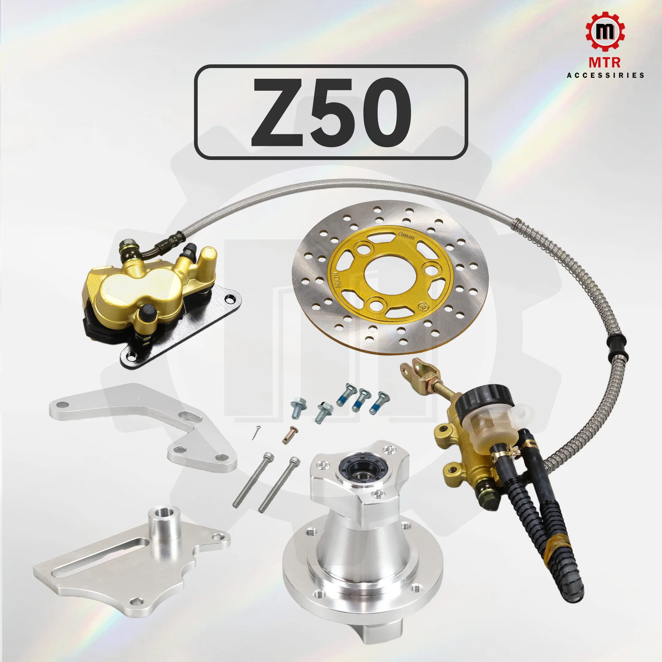 Monkey Z50 Rear Disc Brake Kit Z50 Rear Hydraulic Brake Set Motorcycles Hub with Disc Brake for Monkey Z50
Monkey Z50 Rear Disc Brake Kit Z50 Rear Hydraulic Brake Set Motorcycles Hub with Disc Brake for Monkey Z50