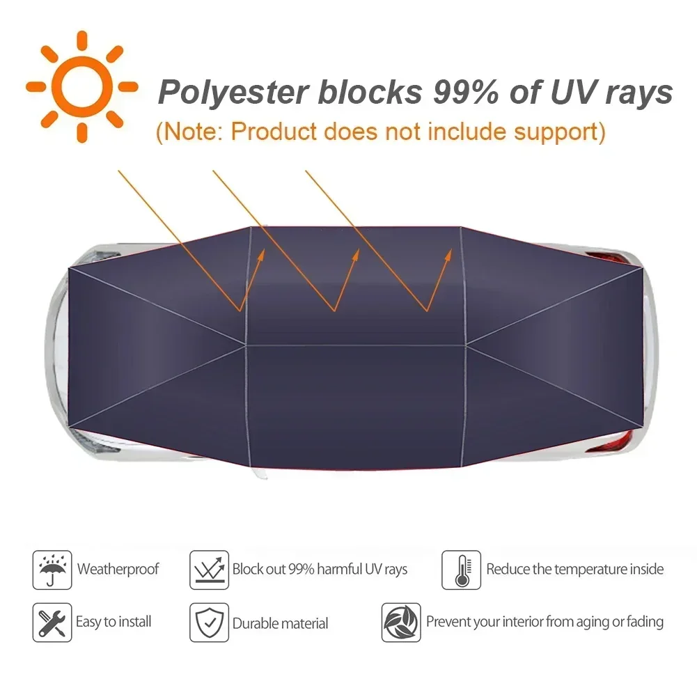 Car Roof Sun Umbrella Car Roof Cloth Dustproof And Uv Resistant Outdoor Waterproof Folded Portable Canopy Cover
Car Roof Sun Umbrella Car Roof Cloth Dustproof And Uv Resistant Outdoor Waterproof Folded Portable Canopy Cover