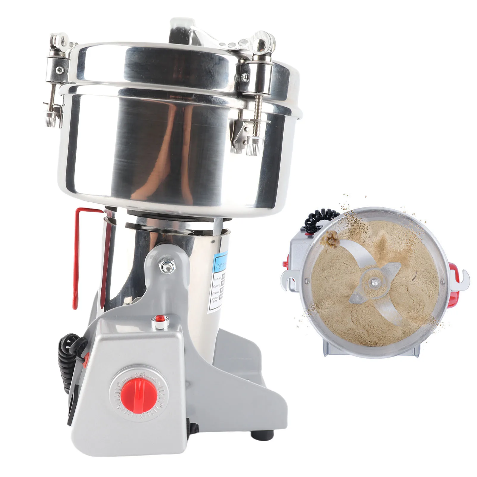 Электрический шлифовальный станок 3000 Вт, электрическая кофемолка, стабильная, многоцелевая, 1000 г, электрическая кофемолка, легко чистящаяся, качели 
Электрический шлифовальный станок 3000 Вт, электрическая кофемолка, стабильная, многоцелевая, 1000 г, электрическая кофемолка, легко чистящаяся, качели