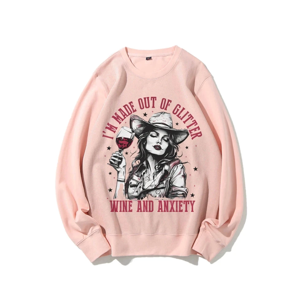 I'm Made Out Of Glitter Wine And Anxiety Sweatshirt Funny Saying Sweatshirt Women Trending Tee Sarcastic Shirt Country Shirt
I'm Made Out Of Glitter Wine And Anxiety Sweatshirt Funny Saying Sweatshirt Women Trending Tee Sarcastic Shirt Country Shirt