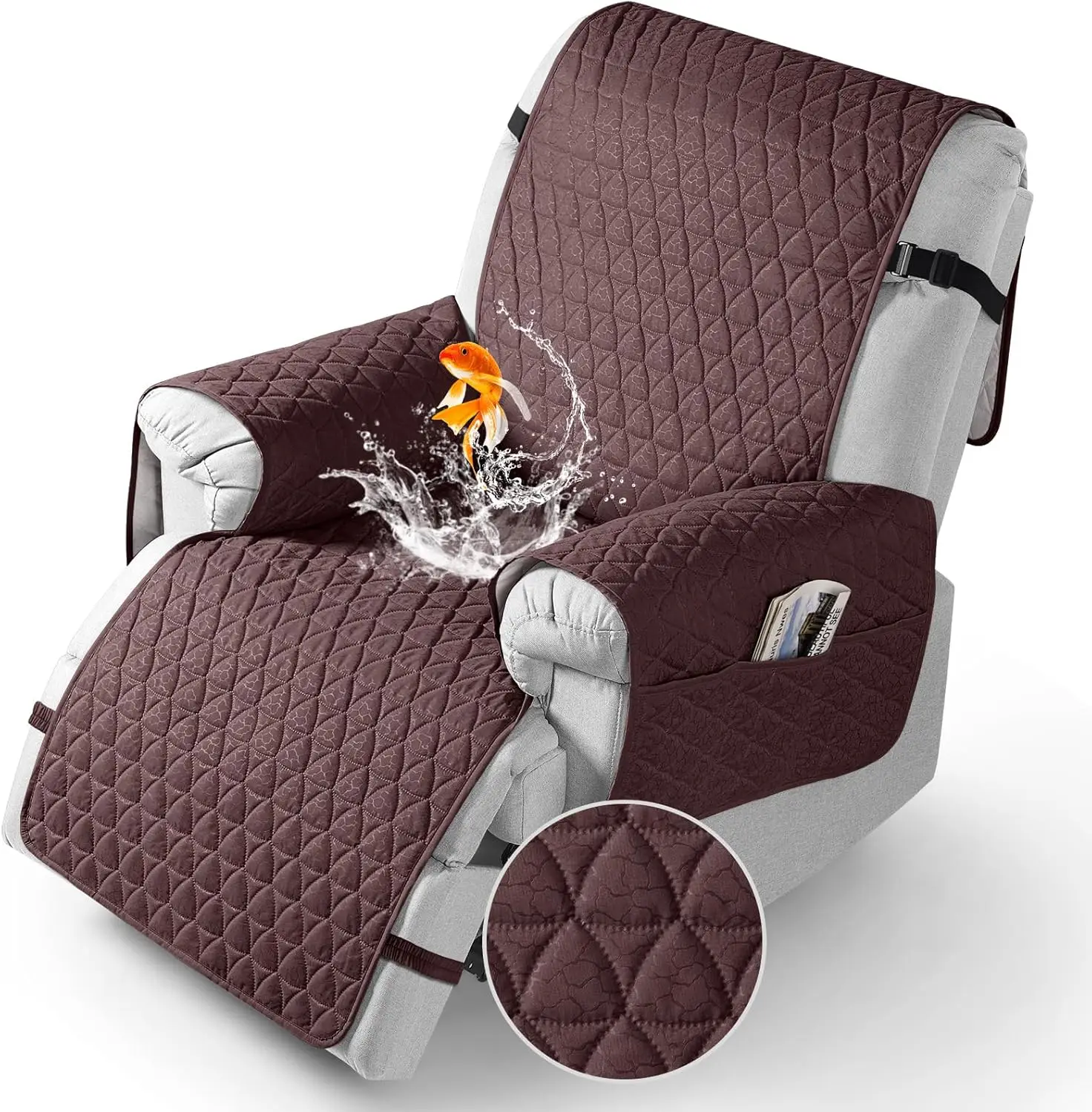 100% Waterproof Recliner Cover - Recliner Cover With Non-Slip Granule, Recliner Chair Covers With Elastic Band, Recliner Chair
100% Waterproof Recliner Cover - Recliner Cover With Non-Slip Granule, Recliner Chair Covers With Elastic Band, Recliner Chair