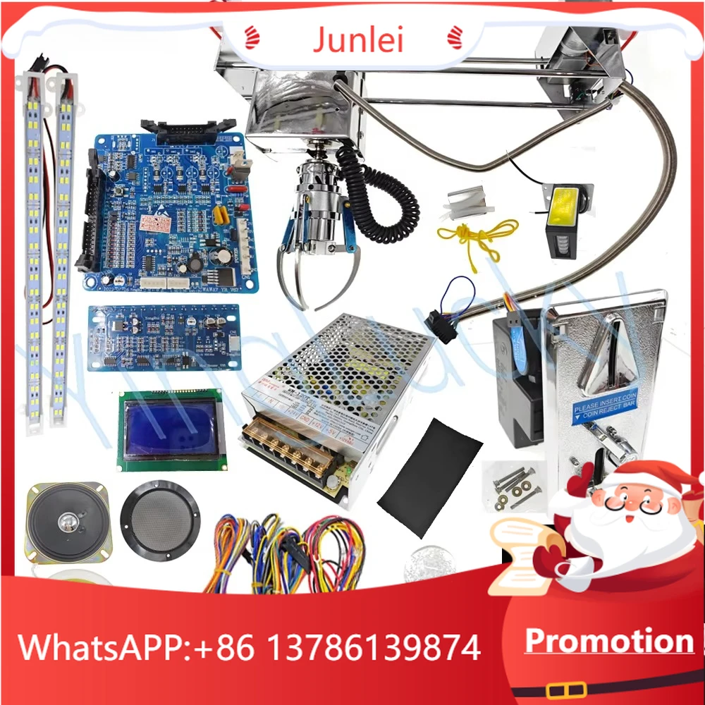 30cm Mini Claw Machine DIY Kit Racing Dragon Gate Toy Crane Vending Machine LCD Game Board 24V Power LED
30cm Mini Claw Machine DIY Kit Racing Dragon Gate Toy Crane Vending Machine LCD Game Board 24V Power LED