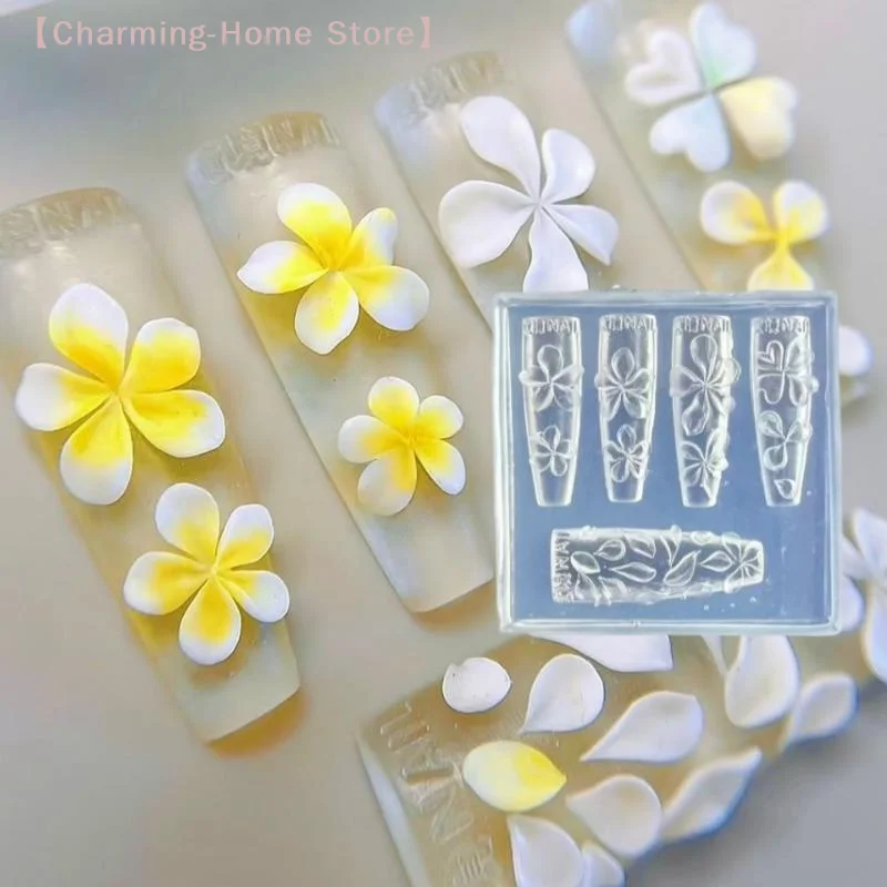 【M】Transparent Silicone Hibiscus Nail Mold, 3D Five-Petal Flower Carving Template for Acrylic DIY Nail Art Decoration
【M】Transparent Silicone Hibiscus Nail Mold, 3D Five-Petal Flower Carving Template for Acrylic DIY Nail Art Decoration