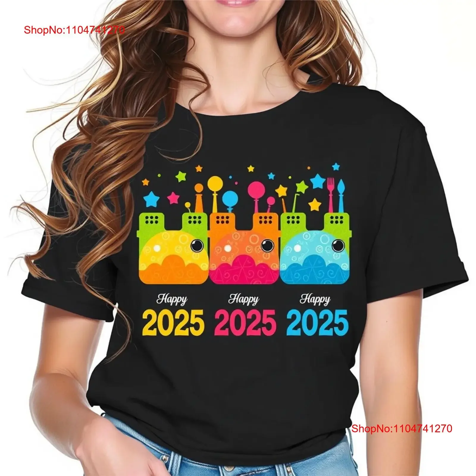 Festive Black T Shirt for New Year's 2025 Colorful Cartoon Character vintage Washed fashion Soft Slightly designer clothes
Festive Black T Shirt for New Year's 2025 Colorful Cartoon Character vintage Washed fashion Soft Slightly designer clothes