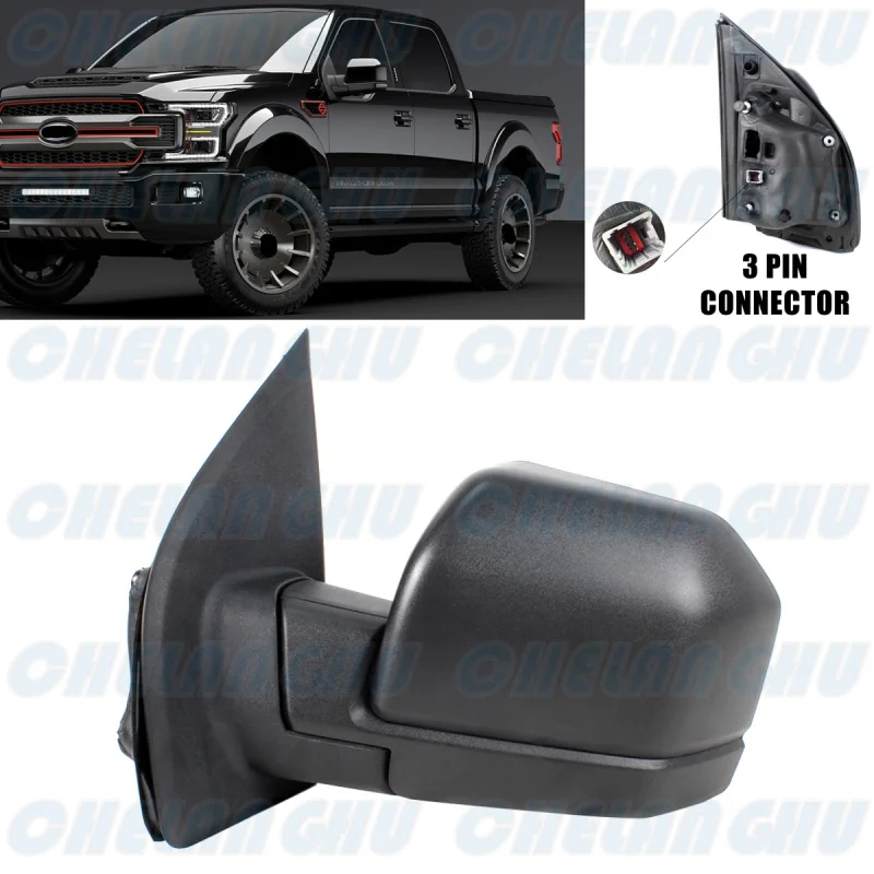 For Ford F150 2015 2016 2017 2018 2019 2020 2021 US Version Left Side 3 Pins Satin Black mirror assembly With Power Adjust
For Ford F150 2015 2016 2017 2018 2019 2020 2021 US Version Left Side 3 Pins Satin Black mirror assembly With Power Adjust