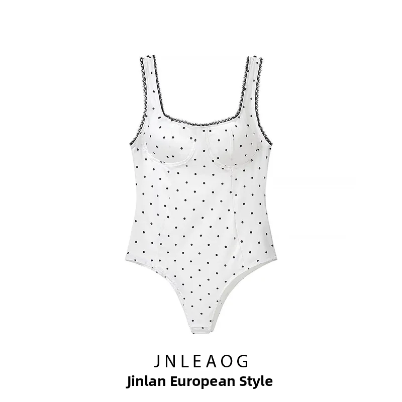 JNLEAOG Summer New Women's Fashion Design Polka Dot Lace Trim Shoulder Strap High Waist Short Pants Polyester Fiber
JNLEAOG Summer New Women's Fashion Design Polka Dot Lace Trim Shoulder Strap High Waist Short Pants Polyester Fiber