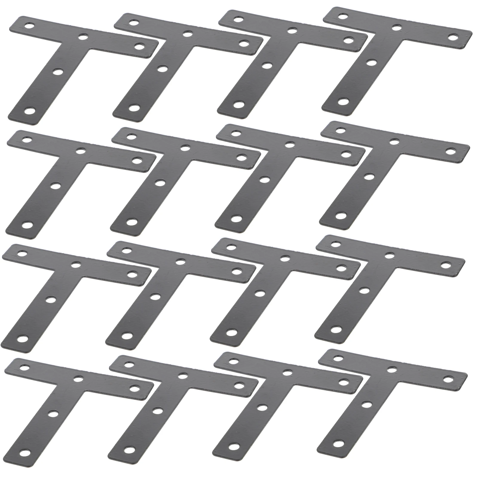 20pcs Black T shaped Corner Braces Flat Mending Plates Furniture Fixing Brackets Shelf Supports Wood Joint Hardware
20pcs Black T shaped Corner Braces Flat Mending Plates Furniture Fixing Brackets Shelf Supports Wood Joint Hardware