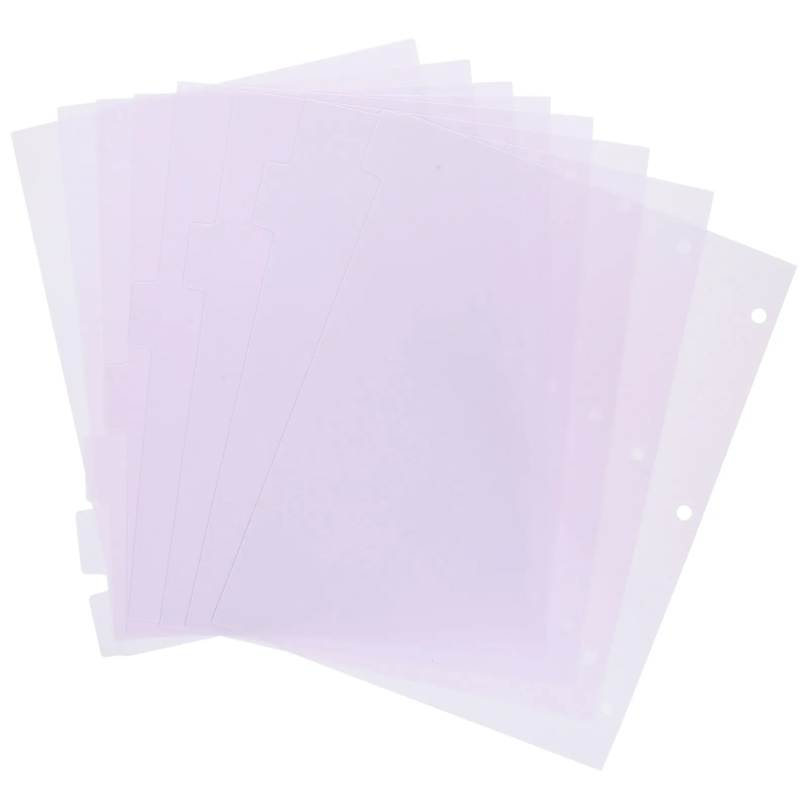8Pcs Plastic Index Dividers for Loose-Leaf Binder Notebook Tabs with Colorful Classification Labels Page Markers Aesthetic
8Pcs Plastic Index Dividers for Loose-Leaf Binder Notebook Tabs with Colorful Classification Labels Page Markers Aesthetic
