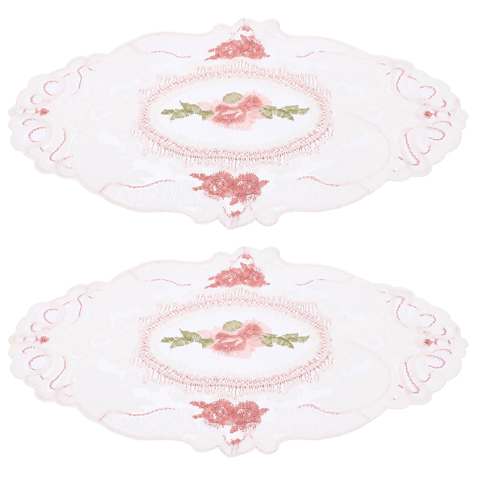 2 Pcs Lace Placemat Embroidered Coaster Desk Mat Rustic Photo Props Washable Reusable Table Decor Home Accessories
2 Pcs Lace Placemat Embroidered Coaster Desk Mat Rustic Photo Props Washable Reusable Table Decor Home Accessories