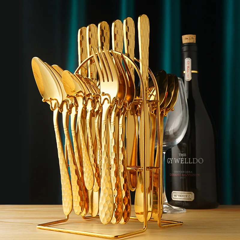 Stainl Steel 24-Piece Dining Set Rose Gold Steak Knife Fork Soup Spoon Four-Piece Set Full Western Cutlery Ra Dinnerware
Stainl Steel 24-Piece Dining Set Rose Gold Steak Knife Fork Soup Spoon Four-Piece Set Full Western Cutlery Ra Dinnerware