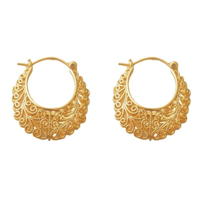 Kitykiss Vintage Lace Hollow Earhooks Gold-Plated Elegant European Style Jewelry
Kitykiss Vintage Lace Hollow Earhooks Gold-Plated Elegant European Style Jewelry