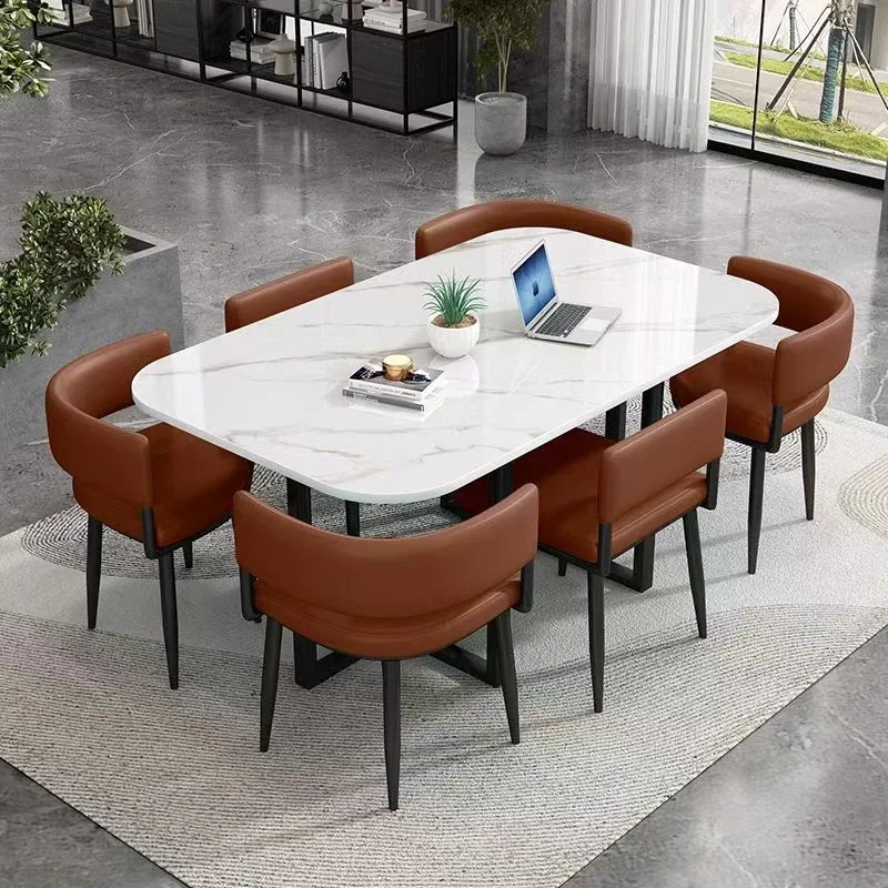 #Light Luxury Stone Round Folding Dining Table 6 Chairs Set With Metal Legs Modern Design For Commercial Premises
#Light Luxury Stone Round Folding Dining Table 6 Chairs Set With Metal Legs Modern Design For Commercial Premises