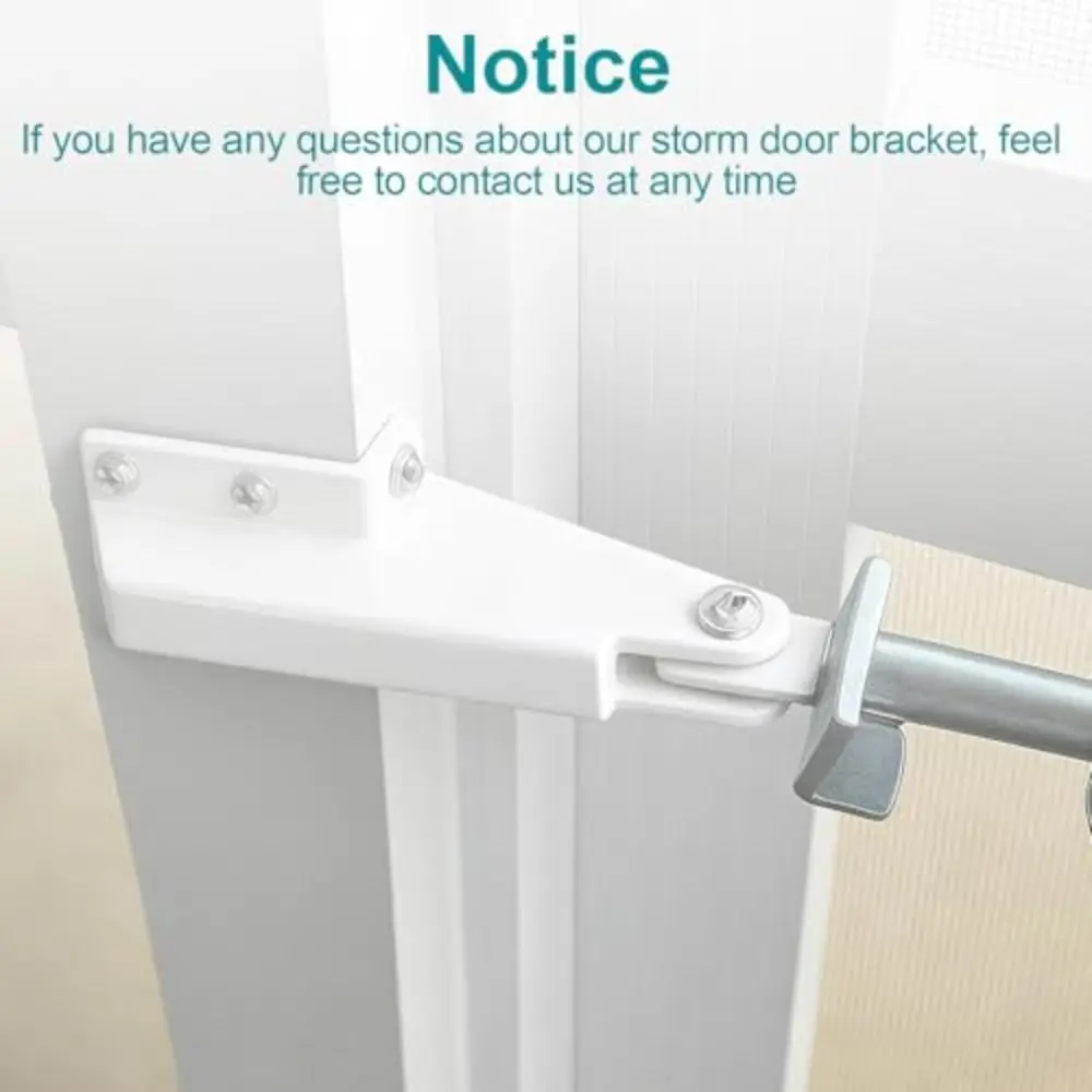 2pcs Adjustable Screen Door Closer Bracket Universal Fit Replacement Fittings Storm Hardware Bracket Hardware Replacement Parts
2pcs Adjustable Screen Door Closer Bracket Universal Fit Replacement Fittings Storm Hardware Bracket Hardware Replacement Parts