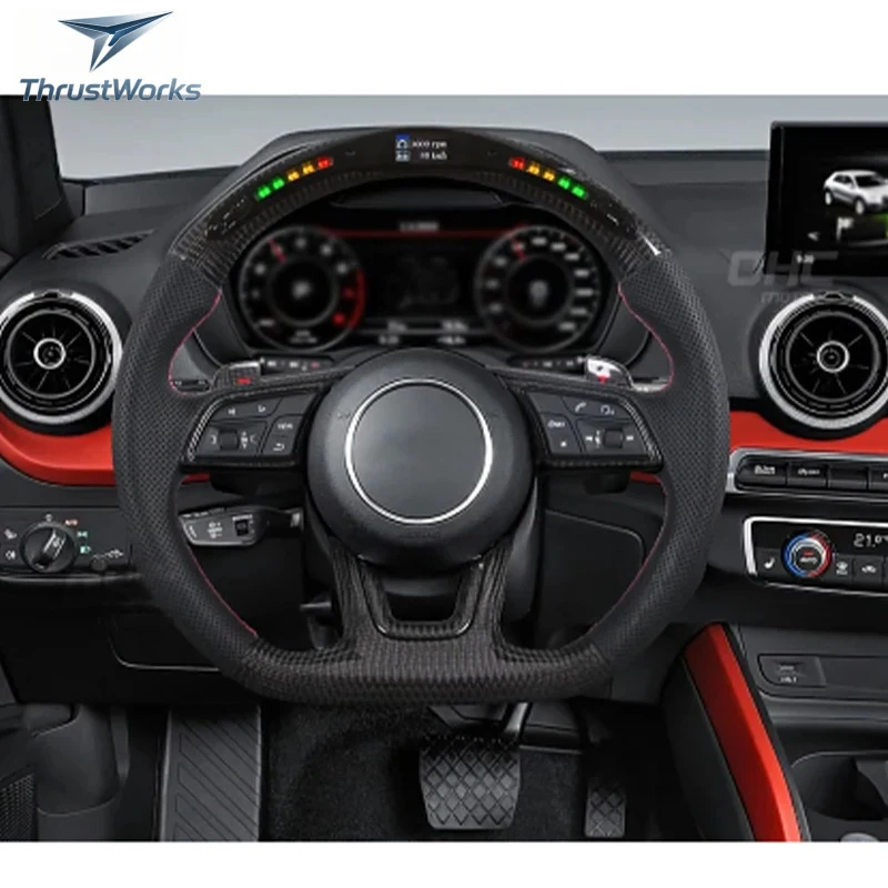 ThrustWorks Fit 17-22 A3 A4 A5 S5 Customized RPM Carbon Fiber Steering Wheel New
ThrustWorks Fit 17-22 A3 A4 A5 S5 Customized RPM Carbon Fiber Steering Wheel New