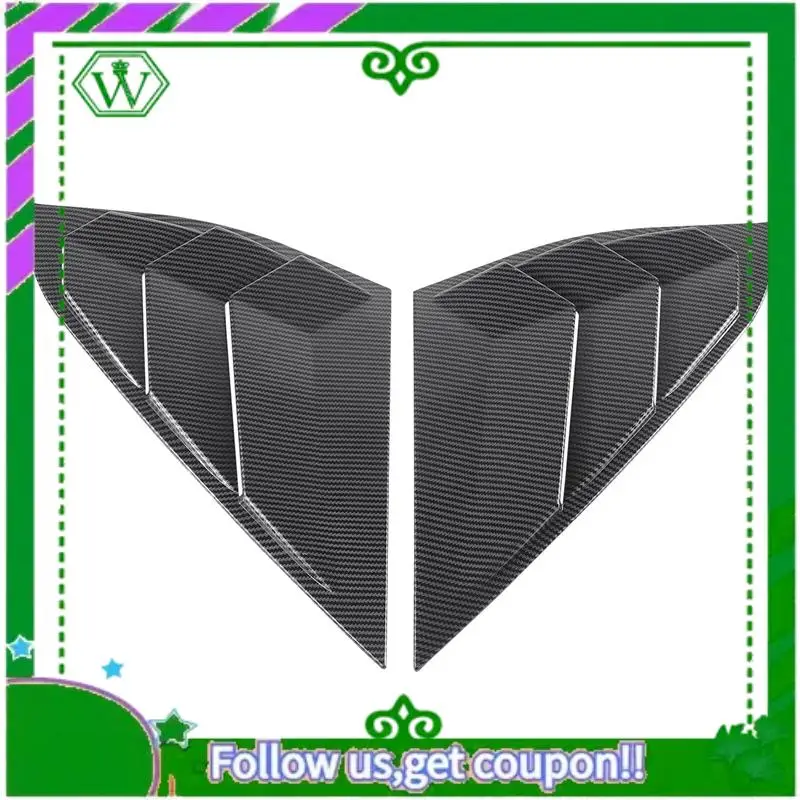 AC34-For 2018-2022 Honda Accord JDM Carbon Fiber Color Rear Side Vent Quarter Window Louver Shutter Cover Accessories
AC34-For 2018-2022 Honda Accord JDM Carbon Fiber Color Rear Side Vent Quarter Window Louver Shutter Cover Accessories