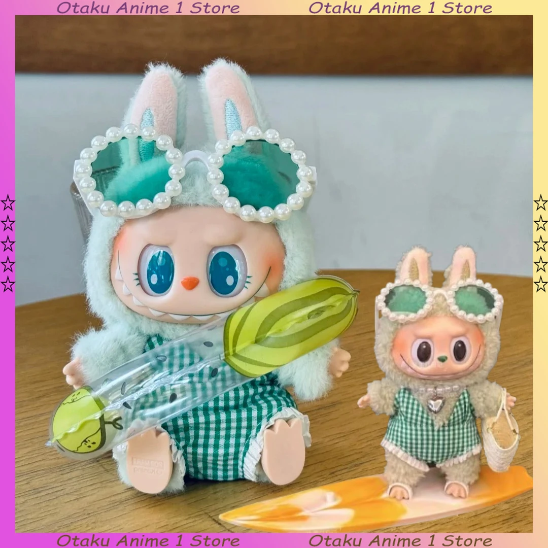 Sweet Labubu Summer Surfing Outfits Fashion Pearl Glasses Cute Swimsuit Beach Vacation Style Mini Plush Doll Clothes Accessories
Sweet Labubu Summer Surfing Outfits Fashion Pearl Glasses Cute Swimsuit Beach Vacation Style Mini Plush Doll Clothes Accessories