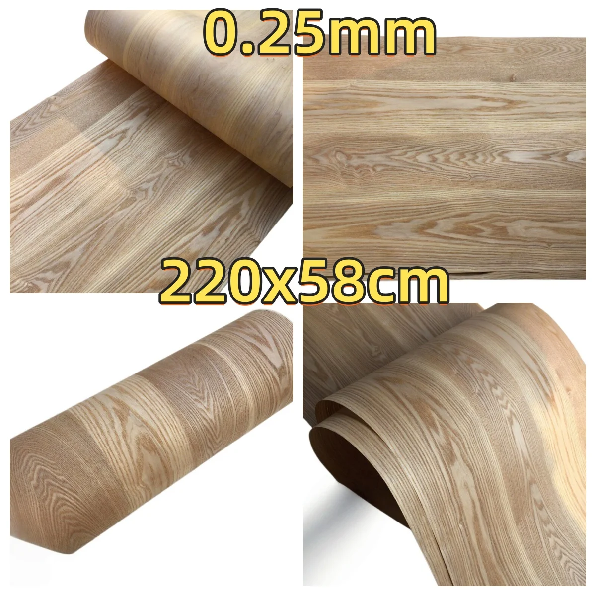 Vintage Ash Natural Spliced Veneer, 0.25mm, 220x58cm, For Hotel Lobby Wall Decoration & Display Cabinet Veneering.
Vintage Ash Natural Spliced Veneer, 0.25mm, 220x58cm, For Hotel Lobby Wall Decoration & Display Cabinet Veneering.