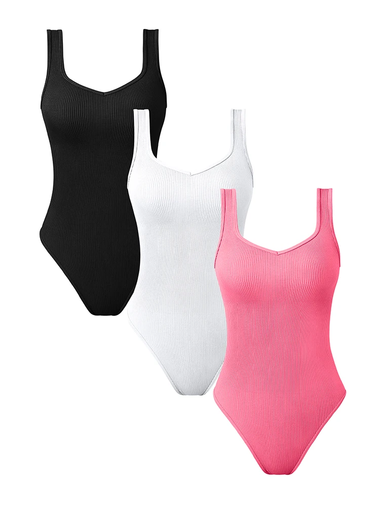 Hot Sale Women's Sleeveless Solid Color Bodysuit High Waist Basic Tights Top Yoga Fitness Casual Beach Party One-Piece Bodysuit
Hot Sale Women's Sleeveless Solid Color Bodysuit High Waist Basic Tights Top Yoga Fitness Casual Beach Party One-Piece Bodysuit