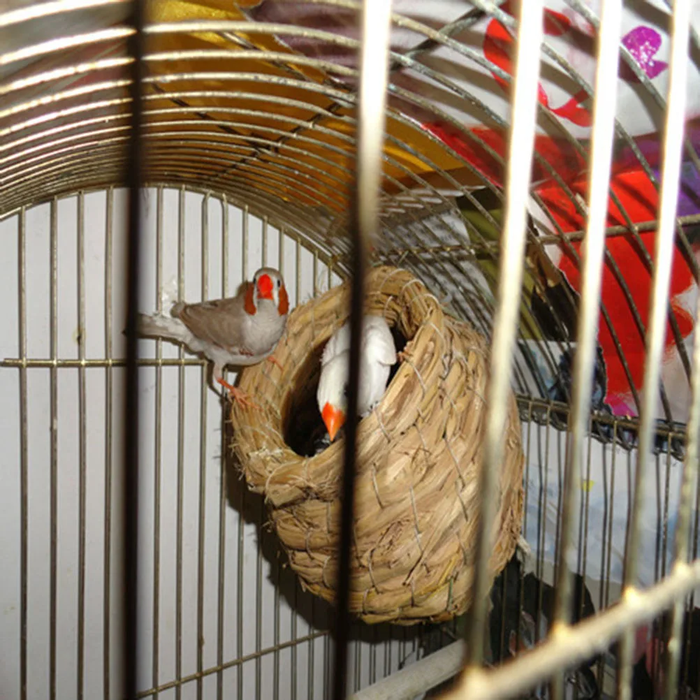 5pcs House Breeding Bird Straw Material Durable Safe Outdoor Birds Supplies Nesting Box Pet Accessories
5pcs House Breeding Bird Straw Material Durable Safe Outdoor Birds Supplies Nesting Box Pet Accessories