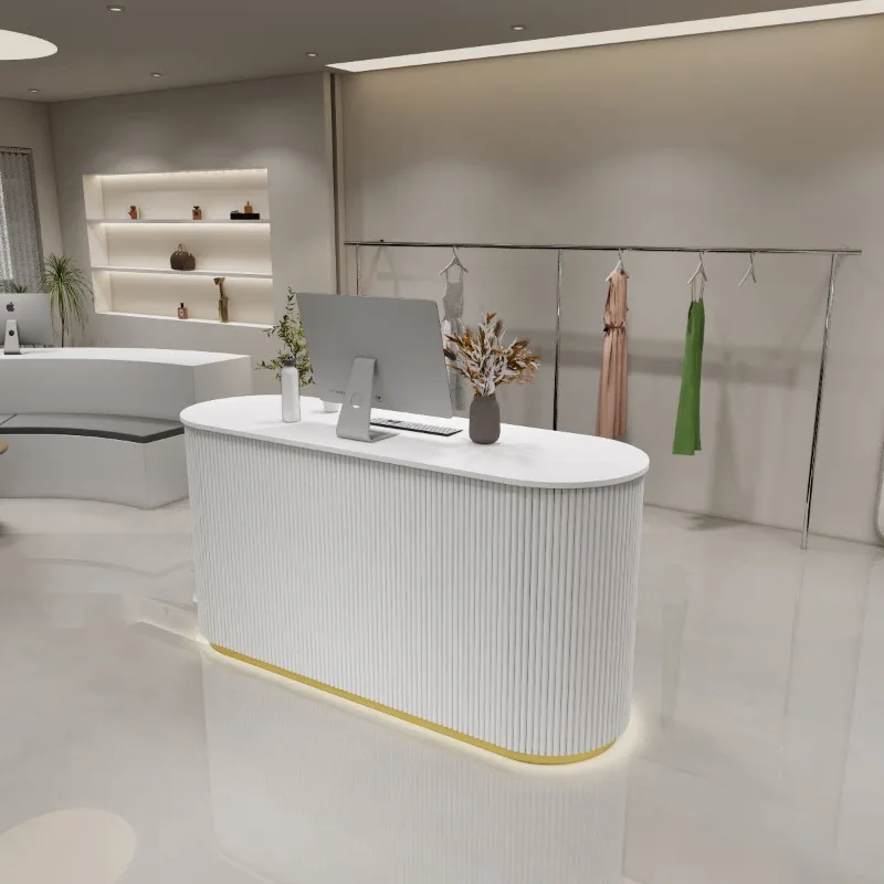 Beauty Salon Reception Desks Modern Aesthetic Minimalist Design Reception Desks Unique Small Comptoire Accueil Comptoire Accueil
Beauty Salon Reception Desks Modern Aesthetic Minimalist Design Reception Desks Unique Small Comptoire Accueil Comptoire Accueil