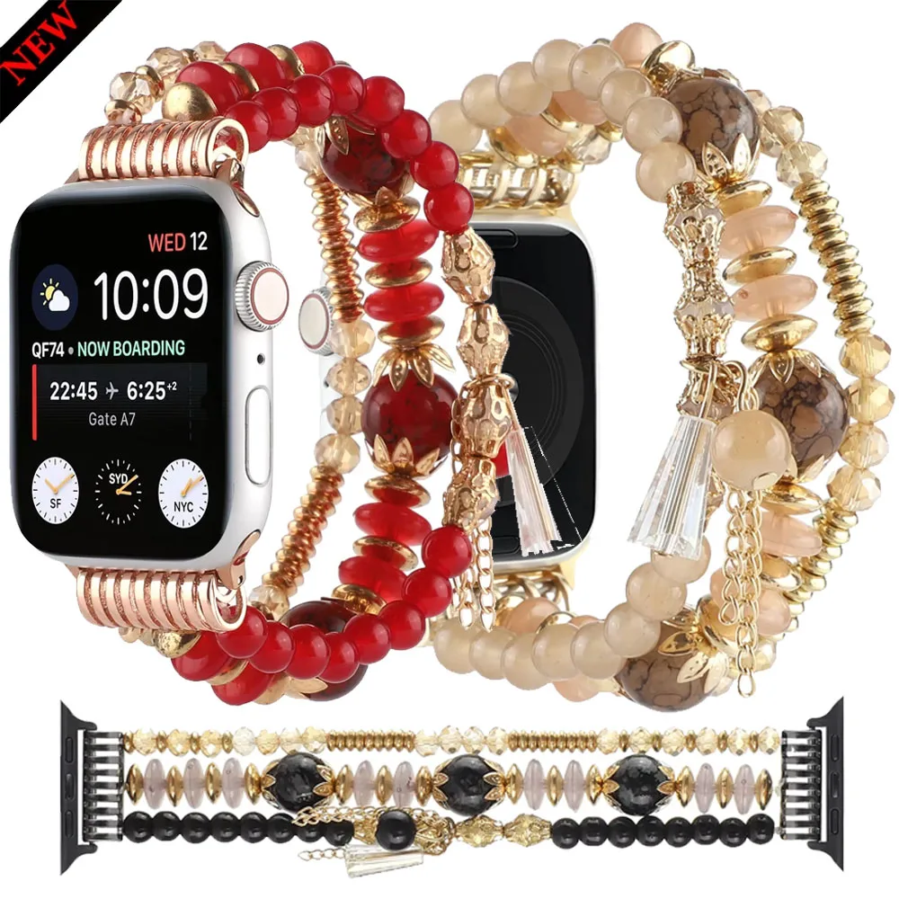 Jewelry Strap For Apple Watch Ultra/2 49mm 10 42mm 46mm 9 8 7 45mm 41mm Fashion Bracelet band iWatch Series 6 5 4 3 SE 44mm 40mm
Jewelry Strap For Apple Watch Ultra/2 49mm 10 42mm 46mm 9 8 7 45mm 41mm Fashion Bracelet band iWatch Series 6 5 4 3 SE 44mm 40mm