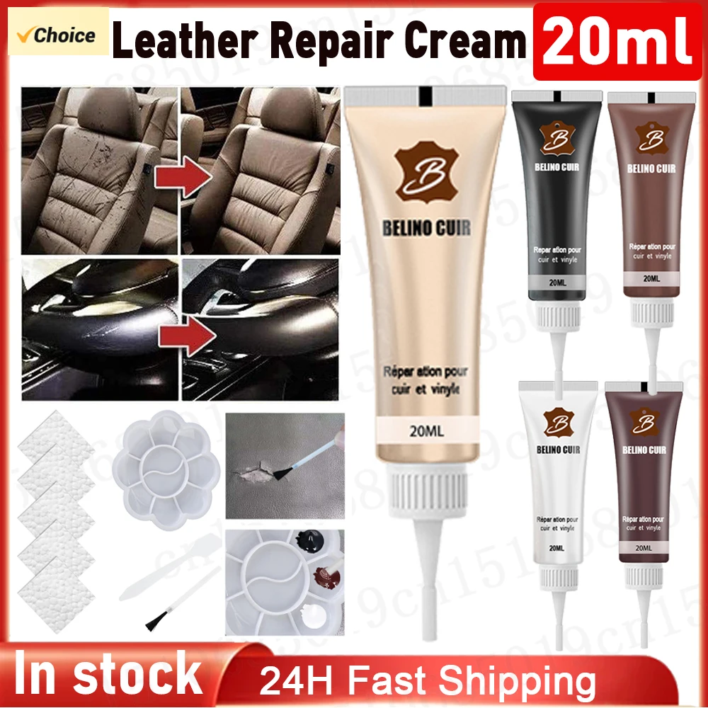 20ML Car Auto Leather Filler Repair Cream for Car Seats Sofa Scratch Restoration Cracks Repair Tool Cleaner Repair Liquid
20ML Car Auto Leather Filler Repair Cream for Car Seats Sofa Scratch Restoration Cracks Repair Tool Cleaner Repair Liquid