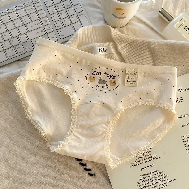 SP&CITY Animal Printed Cartoon Cute Panties for Women Low Waist Breathable Cotton Seamless Underwear Sweet Girl Thin Soft Briefs
SP&CITY Animal Printed Cartoon Cute Panties for Women Low Waist Breathable Cotton Seamless Underwear Sweet Girl Thin Soft Briefs