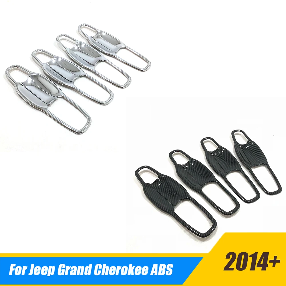 ABS carbon/chrome For Jeep Grand Cherokee 2014-2017 Car Door protector handle Bowl Cover Trims Car Styling Accessories
ABS carbon/chrome For Jeep Grand Cherokee 2014-2017 Car Door protector handle Bowl Cover Trims Car Styling Accessories