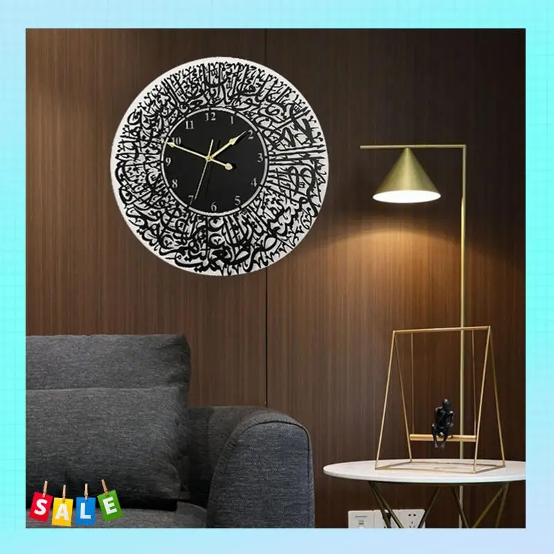 A56X 30Cm Home Decoration Mirror Art Calligraphy Living Rooms Decor Acrylic Wall Decor Muslim Islamic Quartz Wall Clock Durable
A56X 30Cm Home Decoration Mirror Art Calligraphy Living Rooms Decor Acrylic Wall Decor Muslim Islamic Quartz Wall Clock Durable