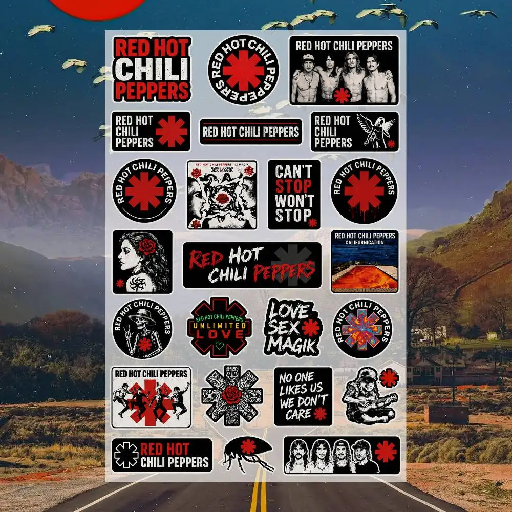 Red Hot Ch-ili Pep-pers Moto Sticker Auto Body Bumper Windows Motorcycle Laptop Walls Vinyl Decal Car Tuning Accessories
Red Hot Ch-ili Pep-pers Moto Sticker Auto Body Bumper Windows Motorcycle Laptop Walls Vinyl Decal Car Tuning Accessories