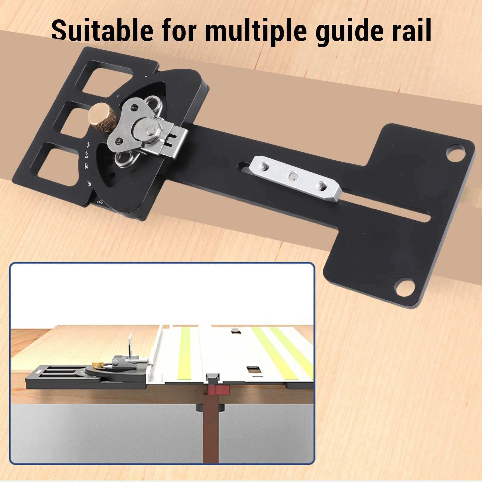 Направляющая для циркулярной пилы из алюминиевого сплава, 11 отверстий для точной остановки, прочная, практичная, для мастерских работ
Направляющая для циркулярной пилы из алюминиевого сплава, 11 отверстий для точной остановки, прочная, практичная, для мастерских работ