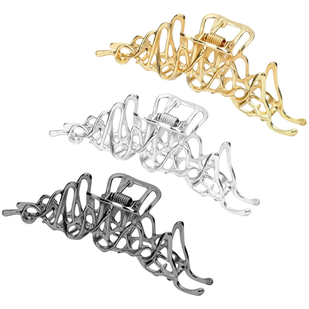 6pcs Metal Hollow Claw Clips Women Elegant Hair Accessories Shiny Snake Girls Barrettes Fashion Jaw Hairpins
6pcs Metal Hollow Claw Clips Women Elegant Hair Accessories Shiny Snake Girls Barrettes Fashion Jaw Hairpins