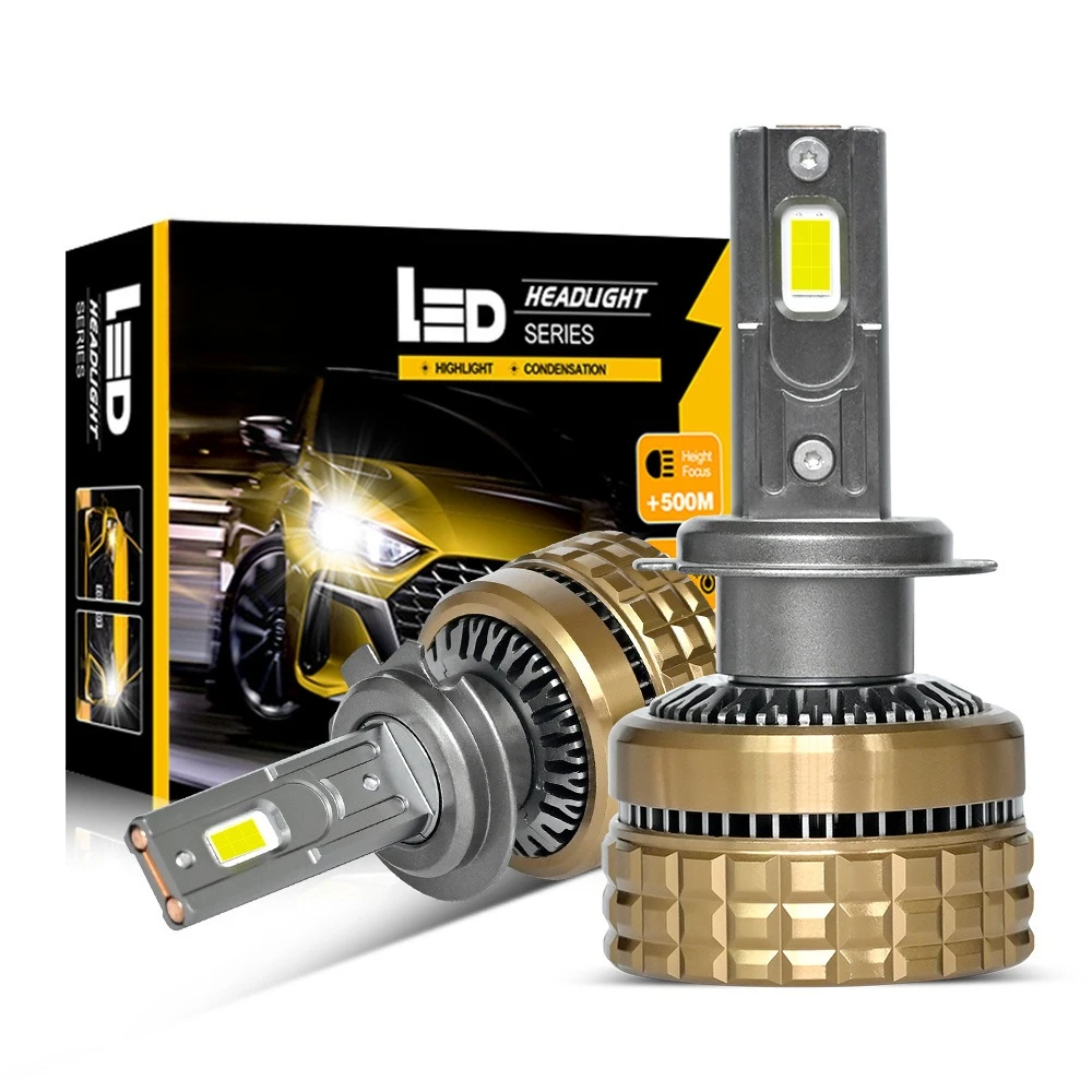 Auto LED Headlight 12V Dual Copper Tube Cooling 120W High Power Super Bright Hi/Lo Beam H4 H7 H11 H3 9005 Plug-and-Play Decoding
Auto LED Headlight 12V Dual Copper Tube Cooling 120W High Power Super Bright Hi/Lo Beam H4 H7 H11 H3 9005 Plug-and-Play Decoding