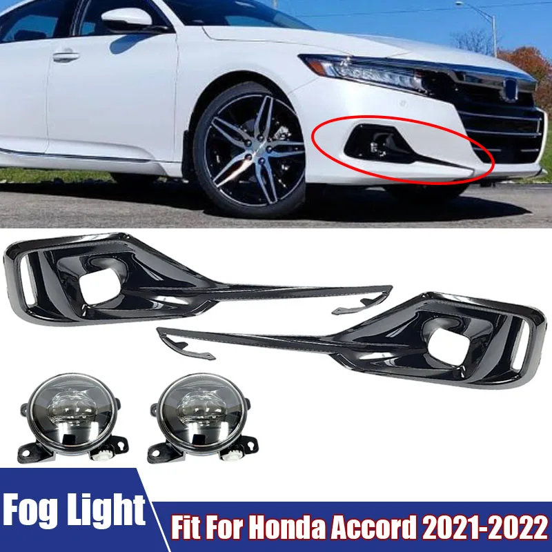 2Pcs/Set LED Fog Lights Fits For Honda Accord 2021 2022 Car Fog Light Assembly LH RH w/Cover And Wiring Harness Auto Accessories
2Pcs/Set LED Fog Lights Fits For Honda Accord 2021 2022 Car Fog Light Assembly LH RH w/Cover And Wiring Harness Auto Accessories
