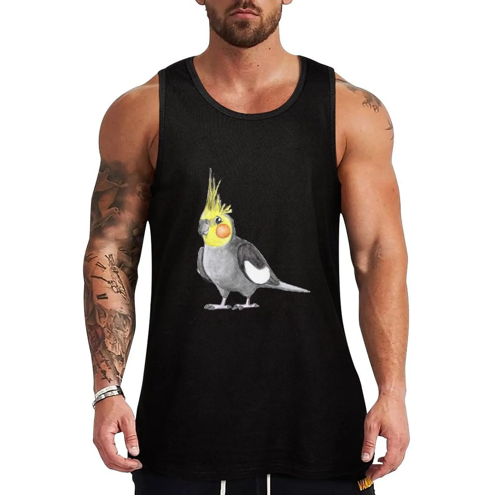Cheeky Cockatiel Tank Top clothing men anime clothes t-shirt gym man Man summer clothes
Cheeky Cockatiel Tank Top clothing men anime clothes t-shirt gym man Man summer clothes