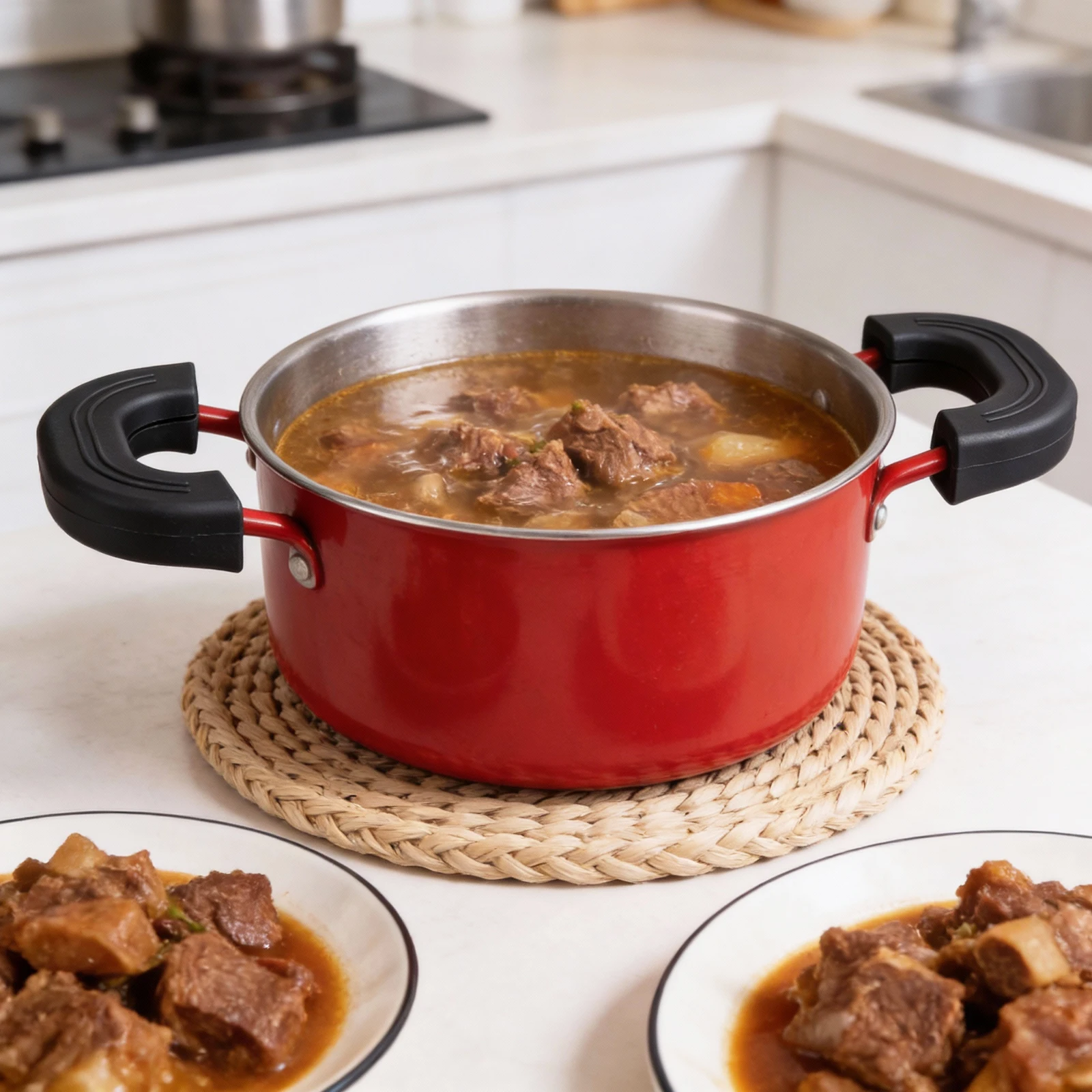 6Pcs Heat Proof Silicone Handle Covers Anti Skid Pot Holder Protector Oven Glove Replacement Cooking Accessory Set
6Pcs Heat Proof Silicone Handle Covers Anti Skid Pot Holder Protector Oven Glove Replacement Cooking Accessory Set