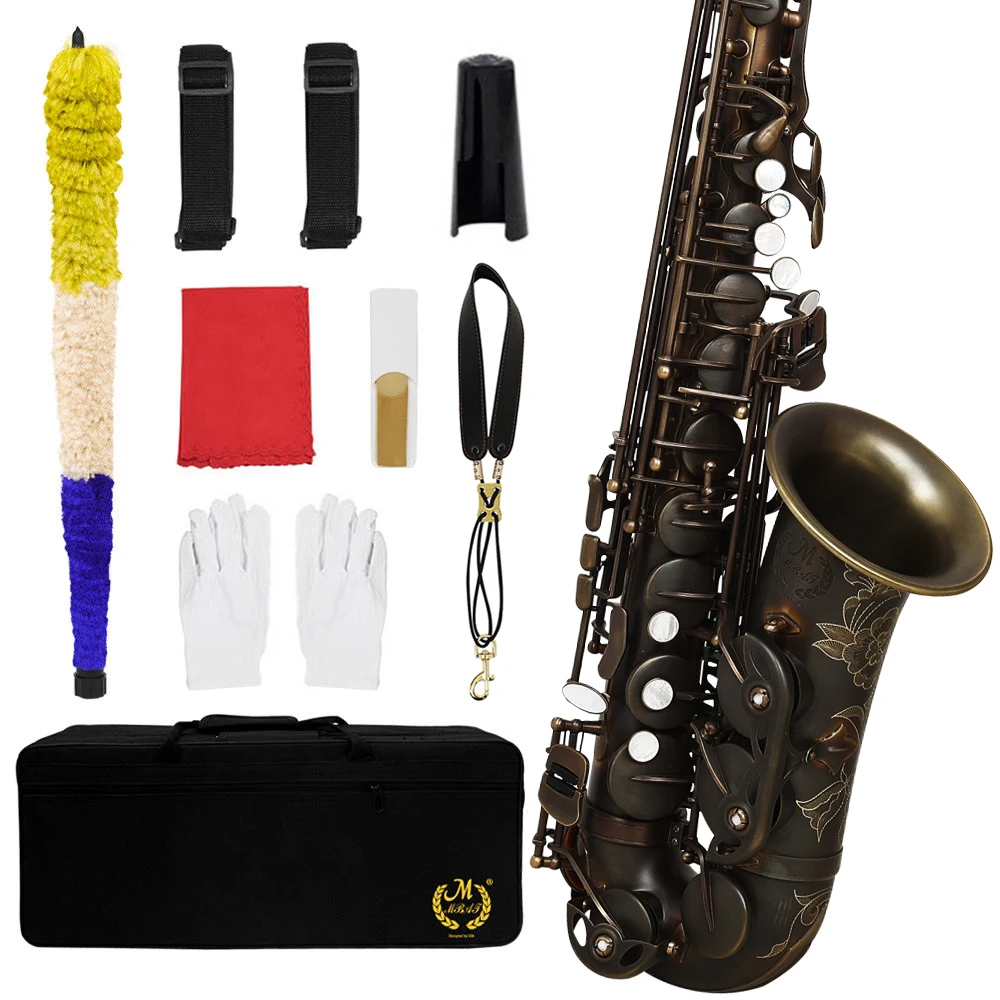 New Style Eb Tone Sax Musical Instrument Factory Wholesale OEM ODM Handmade Brass Retro Alto Saxophone With Accessories
New Style Eb Tone Sax Musical Instrument Factory Wholesale OEM ODM Handmade Brass Retro Alto Saxophone With Accessories