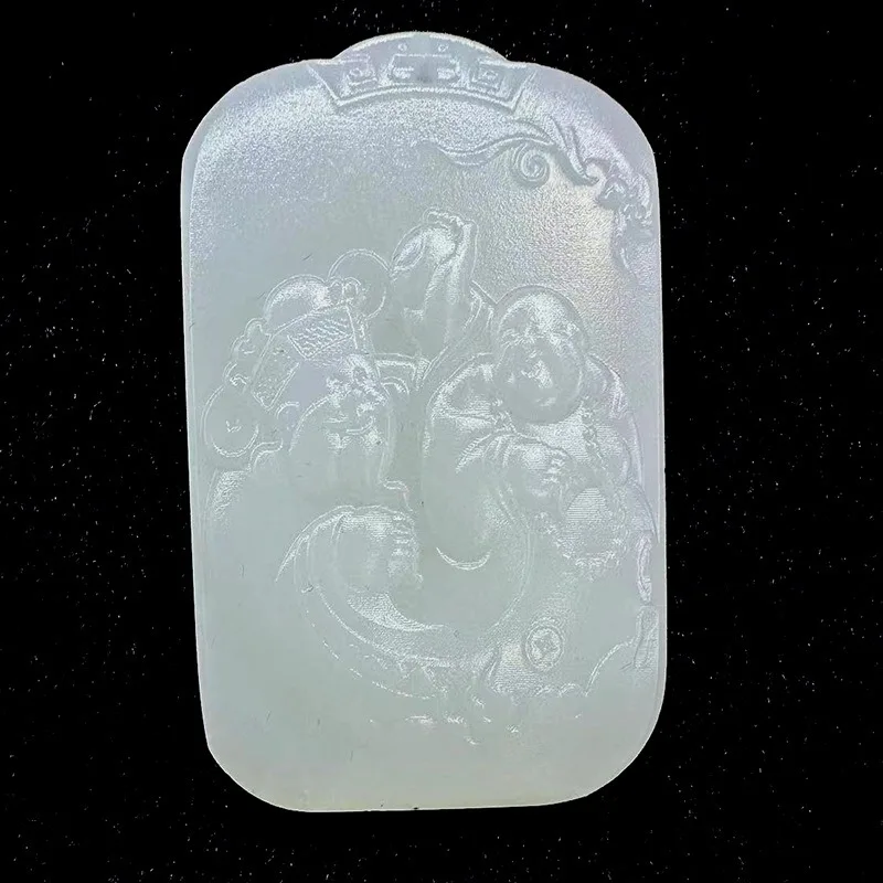 Wholesale Afghanistan White Jade Pendant Jade Boutique Men's and Women's Pendant
Wholesale Afghanistan White Jade Pendant Jade Boutique Men's and Women's Pendant