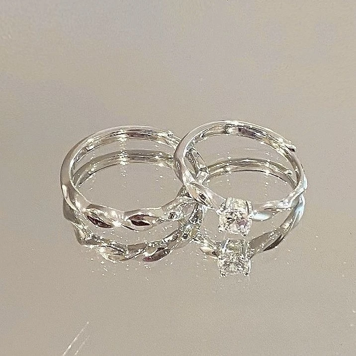 Shining Galaxy Qixi Festival Couple Ring ins Senior Living Pair Niche Senior Design Girlfriend Ring Gift
Shining Galaxy Qixi Festival Couple Ring ins Senior Living Pair Niche Senior Design Girlfriend Ring Gift