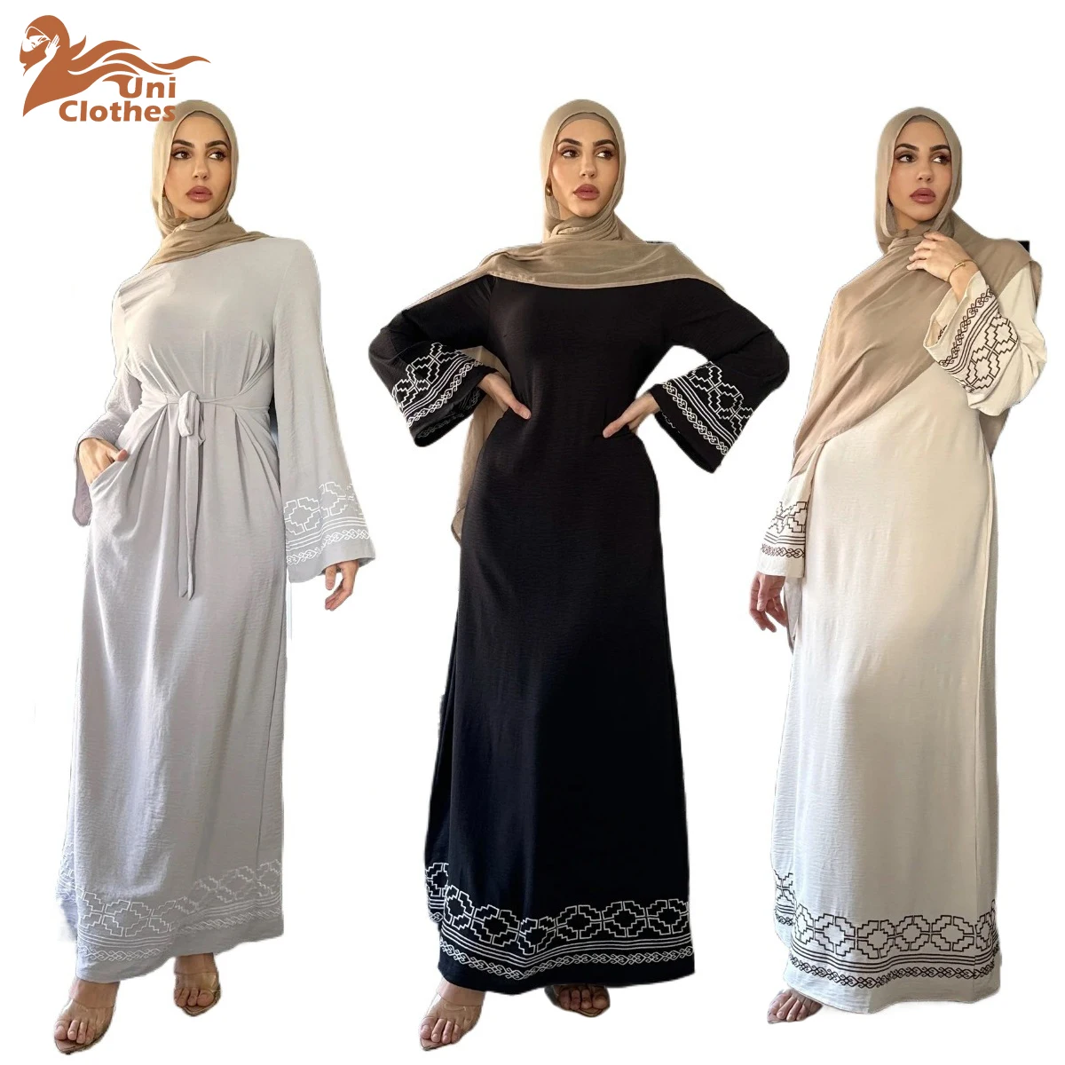 UNI Eid Embroidery Muslim Dress for Women Party Dresses Jalabiya Morocco Dubai Long Robe Arab Ramadan Kaftan Islam Vestidos Larg
UNI Eid Embroidery Muslim Dress for Women Party Dresses Jalabiya Morocco Dubai Long Robe Arab Ramadan Kaftan Islam Vestidos Larg