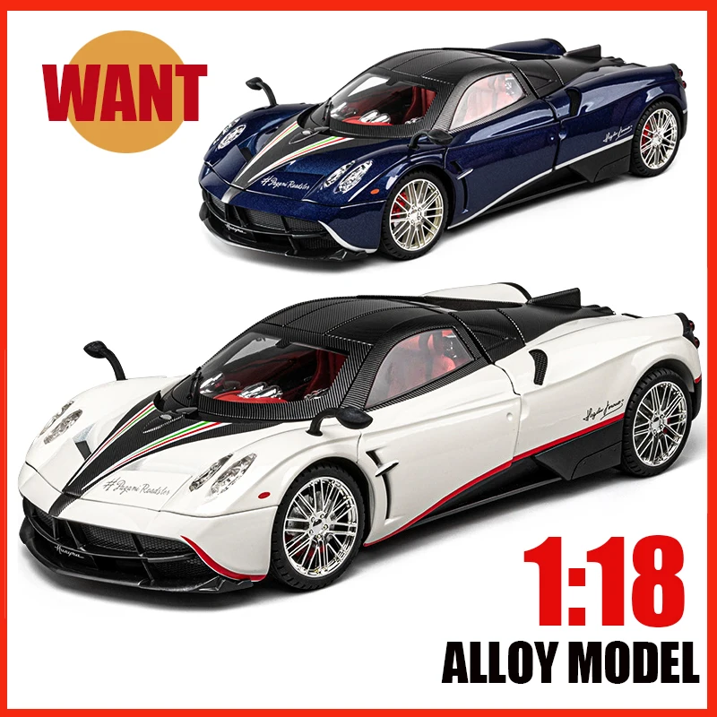 1:18 Pageni Huayia Alloy Sports Racing Cars Premium Models Die Cast Metel Toys High Simulation Sound Light Kids Gift Collectible
1:18 Pageni Huayia Alloy Sports Racing Cars Premium Models Die Cast Metel Toys High Simulation Sound Light Kids Gift Collectible